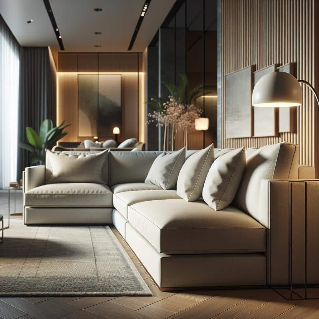 Hoekbank in luxe interieur: tijdloze investering 2025.