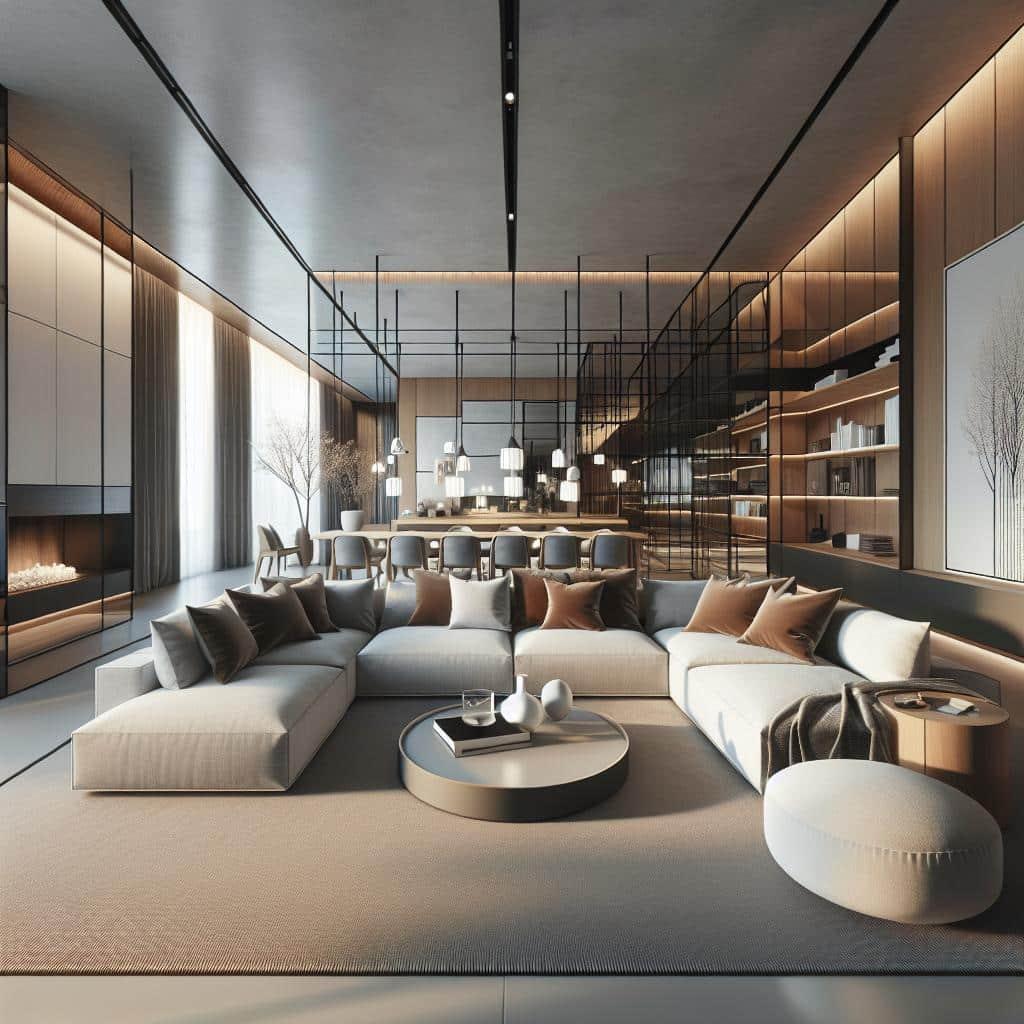 HoekbankXXL in luxueuze Scandinavische interieur - moderne elegantie en hotel chic.