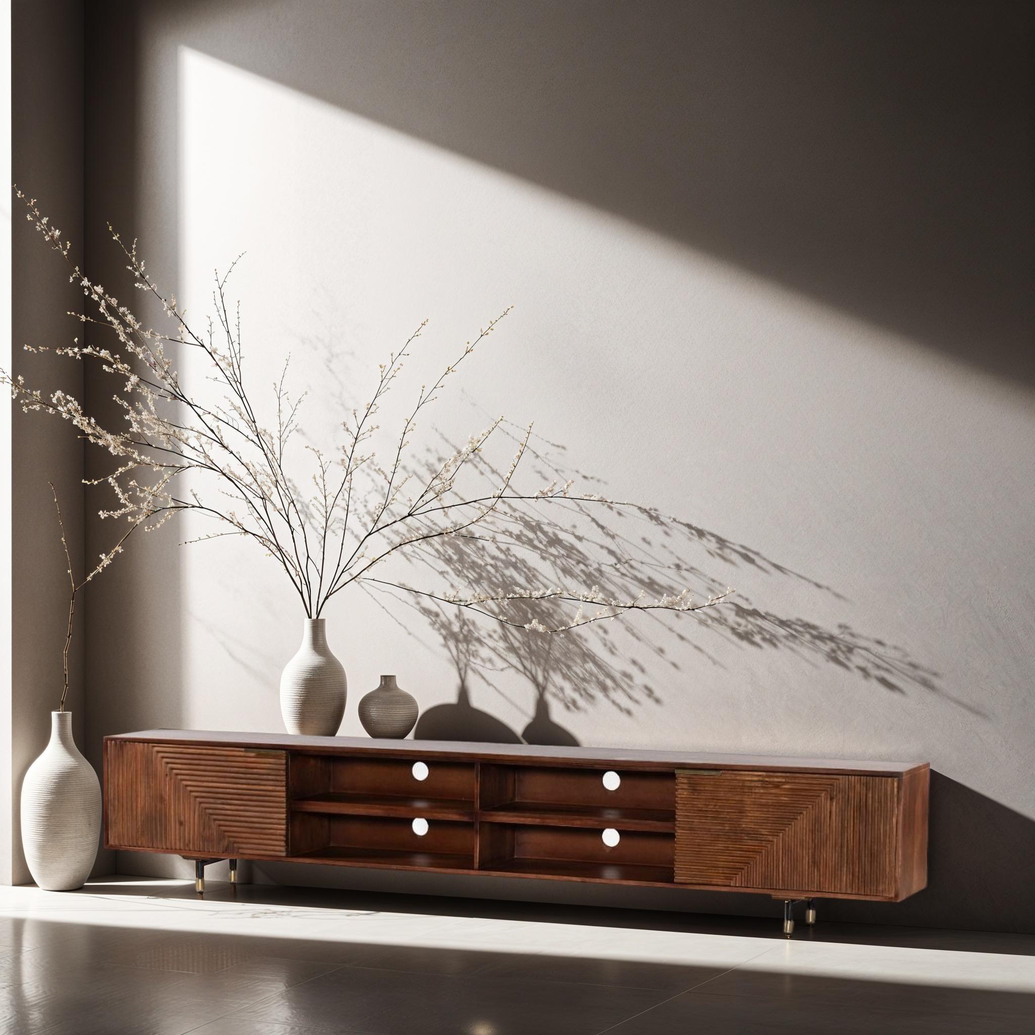 Fluted TV Meubel Groot - HoekbankXXL