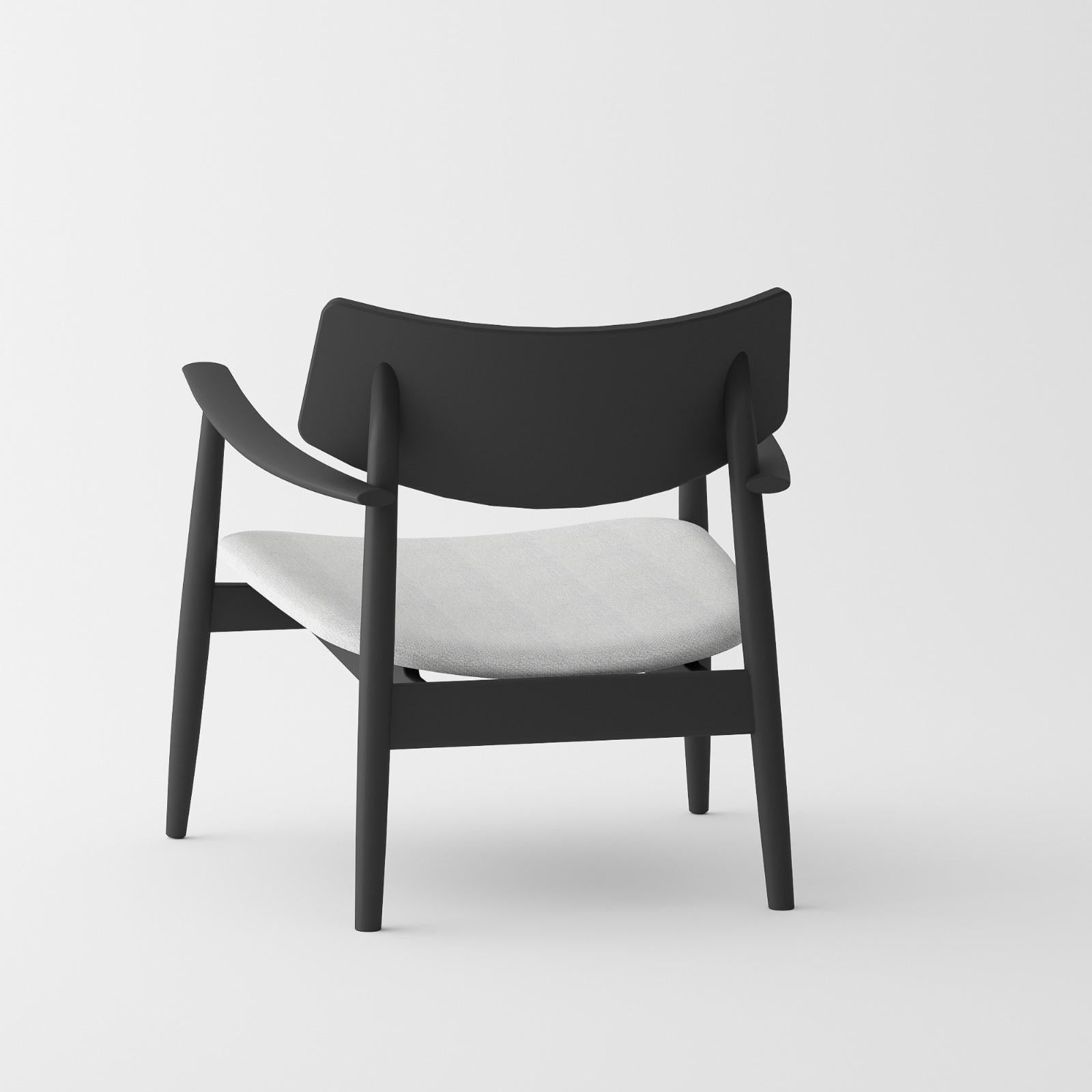 Lagom Relaxchair black backside view