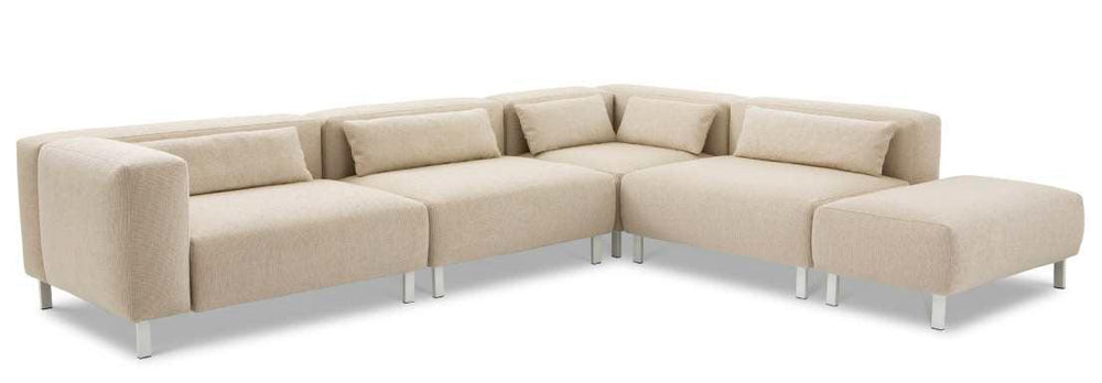 Aruba loungebank tuin detail bekleding en frame – HoekbankXXL