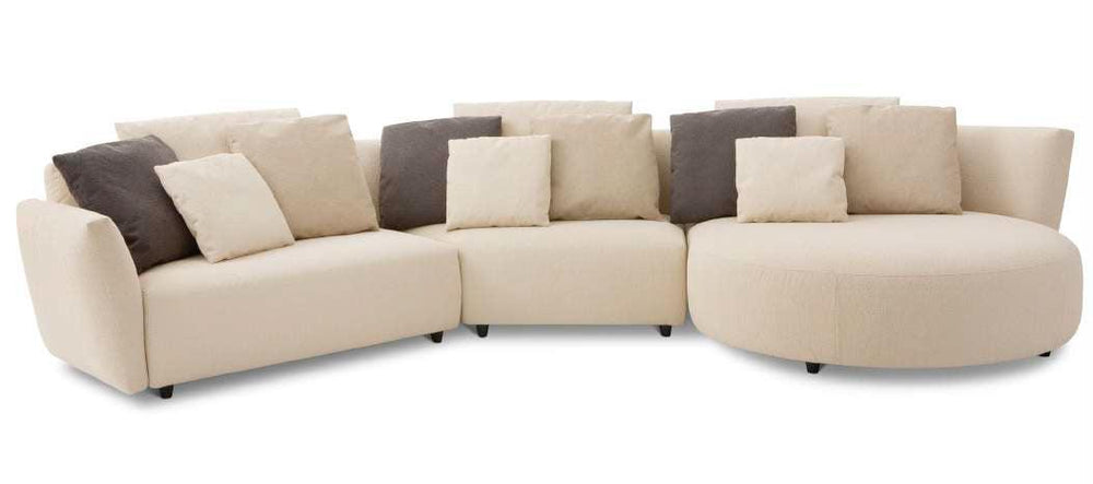 Salina outdoor loungebank wit, waterdicht all-weather – HoekbankXXL