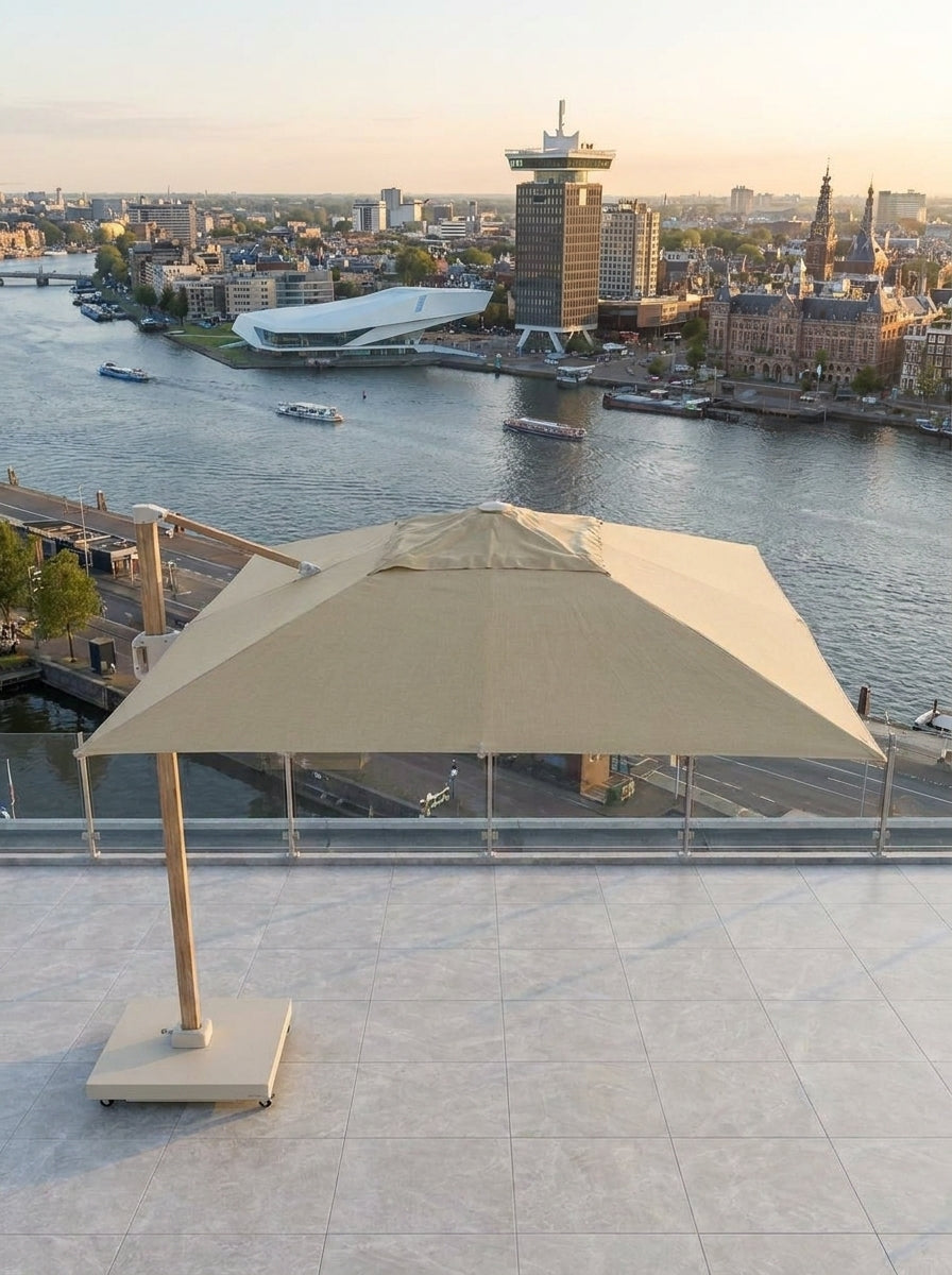 Zweefparasol Platinum Challenger T2 300x300 cm