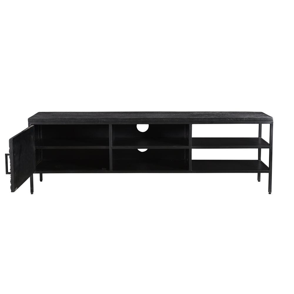 Malibu TV Unit 1 Door 185x40x58 cms -MMTV003BLC - HoekbankXXL